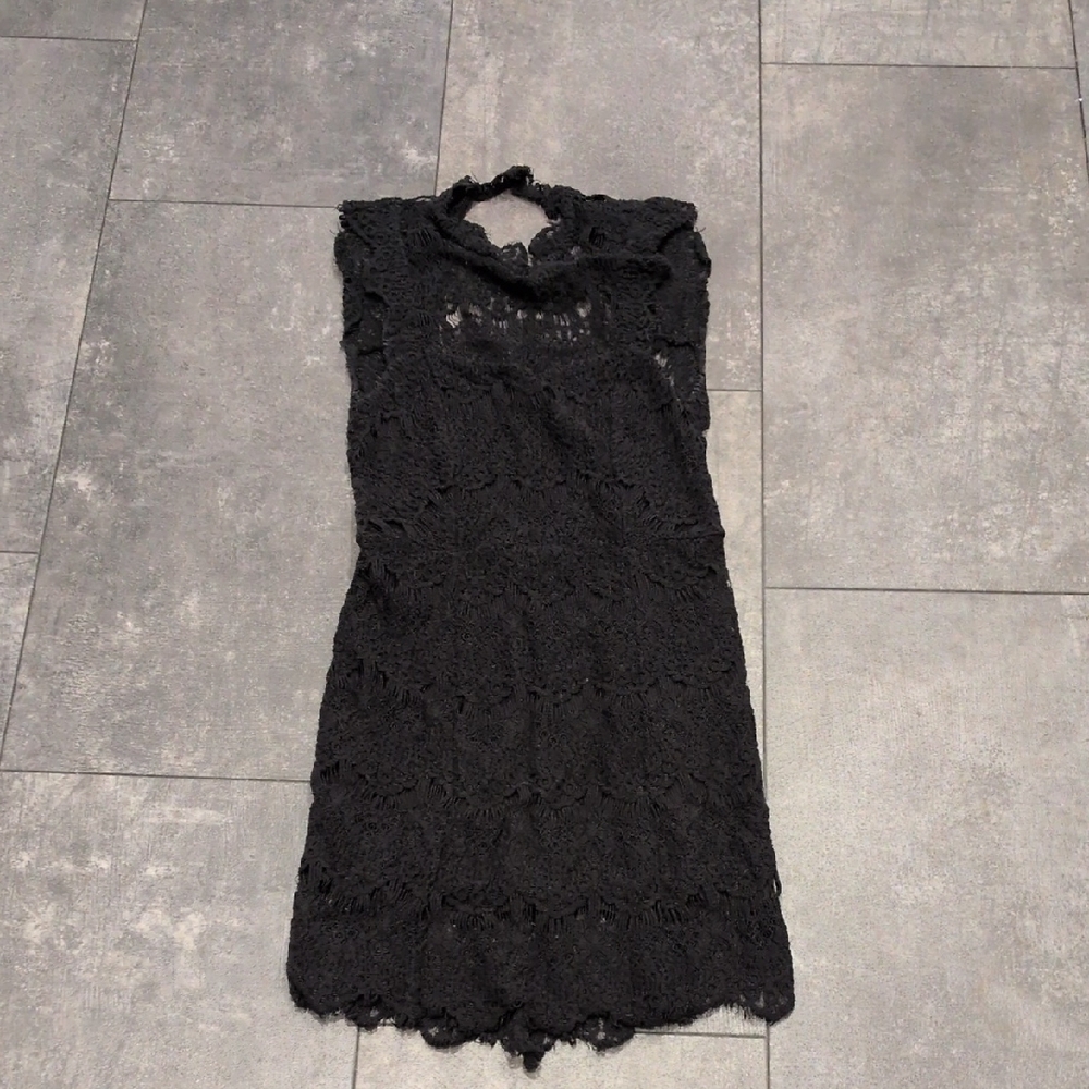 Free People Lace Mini Dress XS
